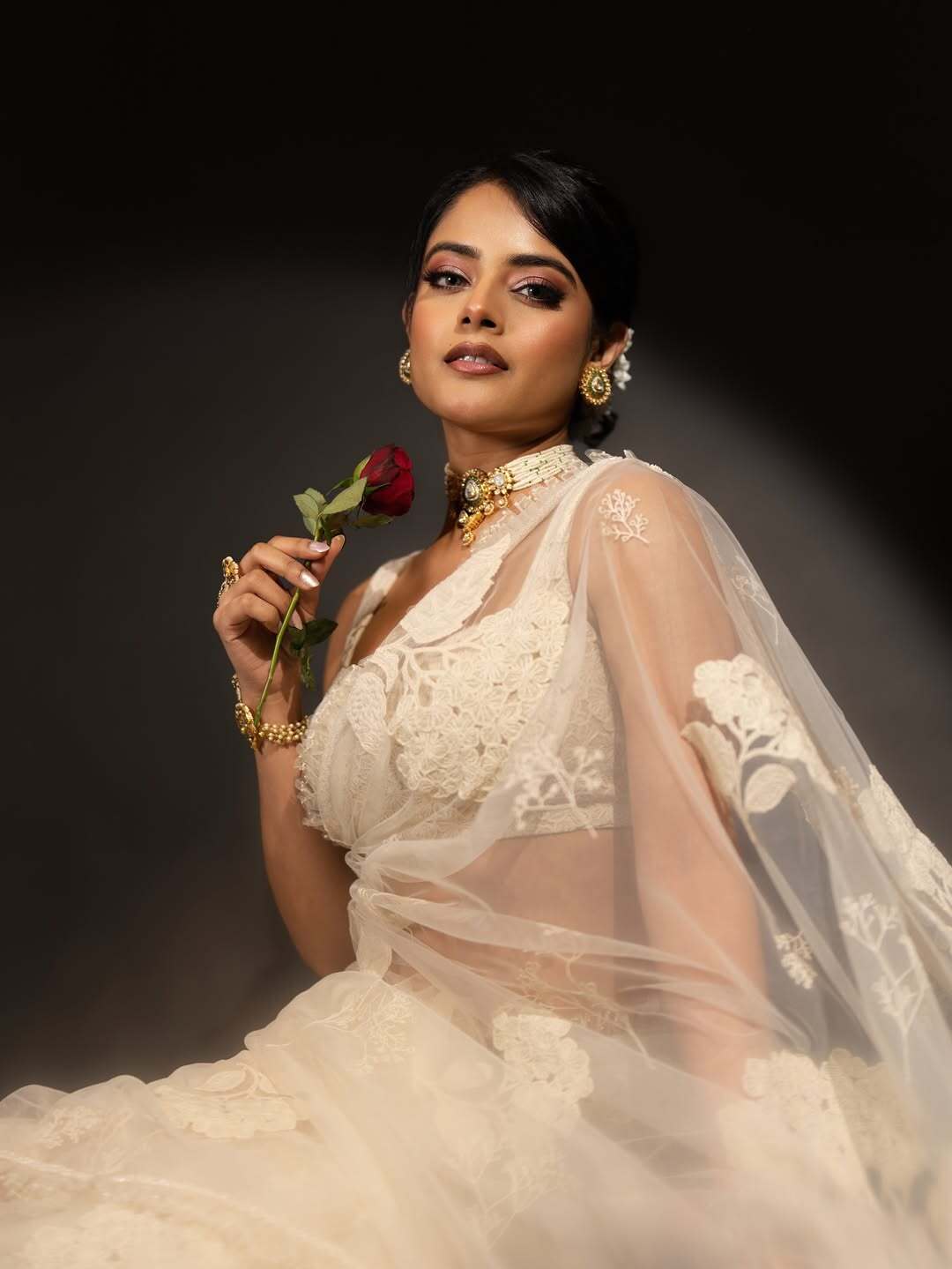 రాధేశ్యామ్లో గెస్ట్ రోల్ చేసిన ఈ బ్యూటీ రాజాసాబ్లో ప్రభాస్తో జోడీ కట్టే ఛాన్స్ దక్కించుకుంది.