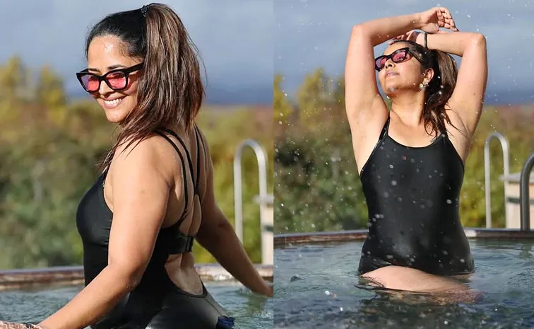 Anasuya | స్విమ్ సూట్లో అనసూయ - శివాజీపై కోపంతోనే పోస్ట్ చేసిందంటున్న నెటిజన్లు!