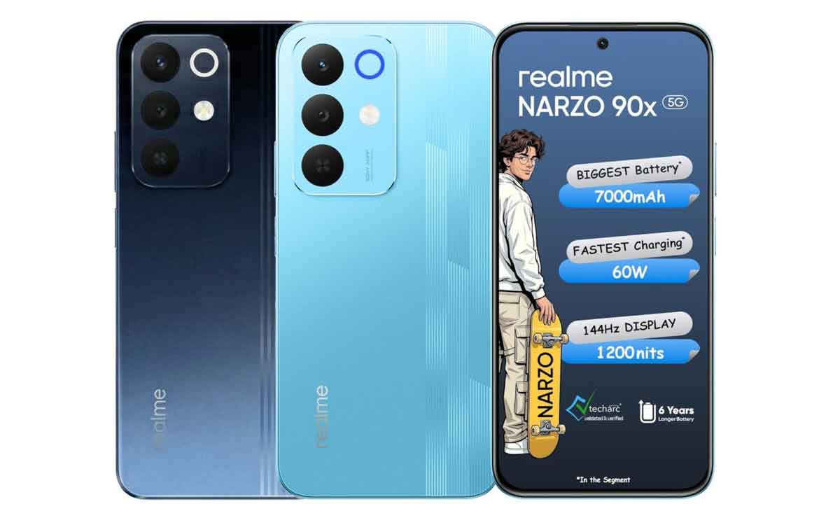 realme Narzo 90x | భారీ బ్యాటరీ, అద్భుతమైన ఏఐ ఫీచర్లతో లాంచ్ అయిన రియల్మి కొత్త స్మార్ట్ ఫోన్లు..