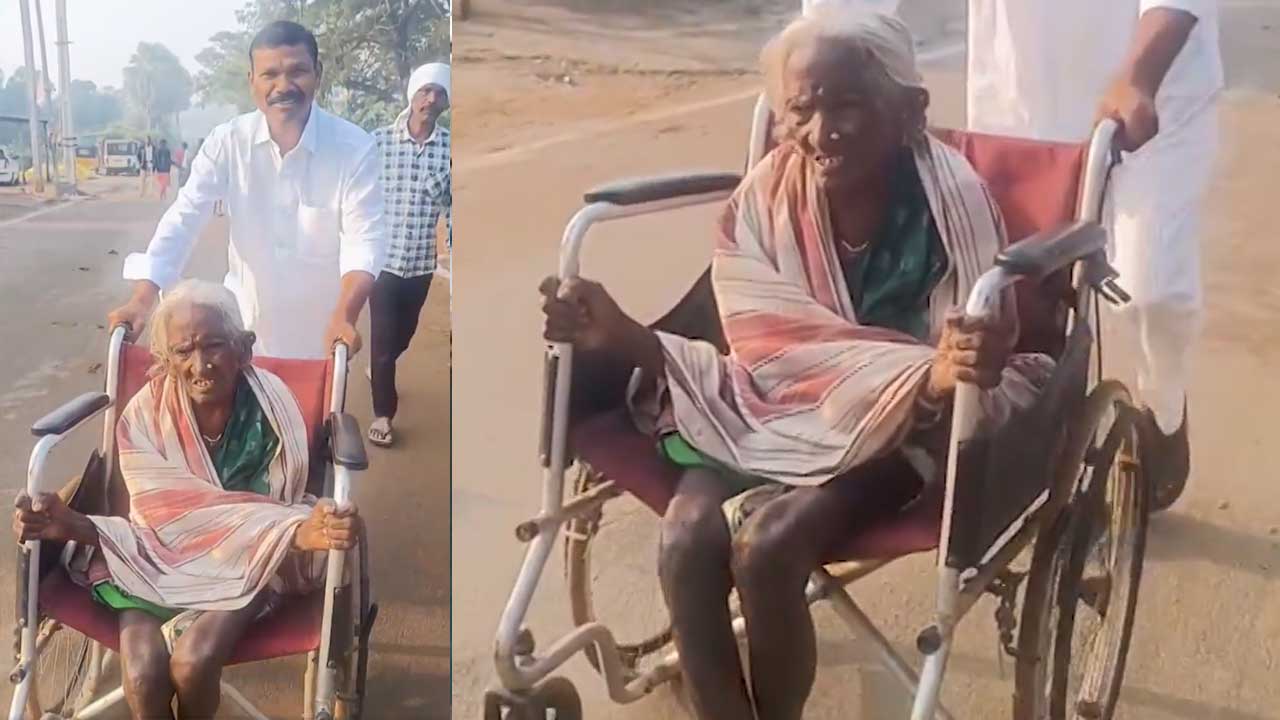 Mancherial | పంచాయతీ ఎన్నికలు.. ఓటేసిన 115 ఏళ్ల శతాధిక వృద్ధురాలు