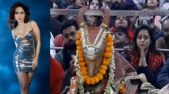 Nushrat Bharucha | ఉజ్జయిని టెంపుల్లో హీరోయిన్ పూజలు - ఫత్వా జారీ చేసిన ముస్లిం పెద్దలు