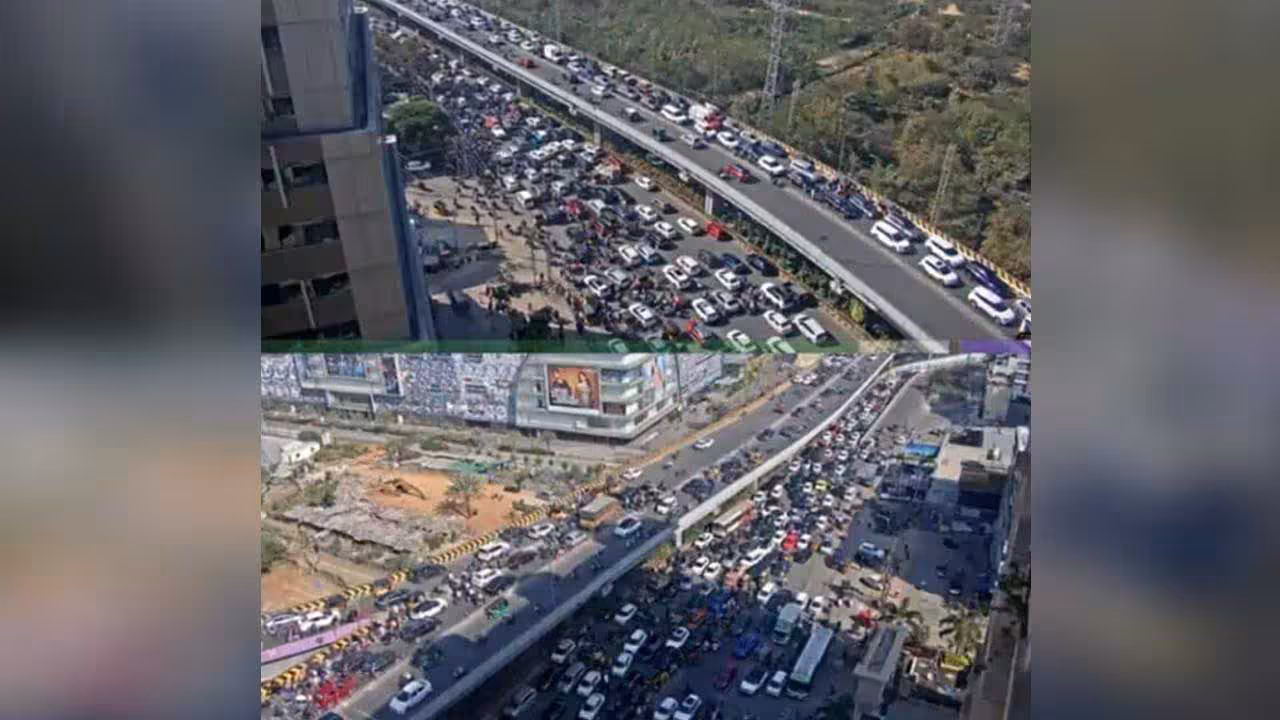 Traffic jam | హైదరాబాద్లో భారీగా ట్రాఫిక్ జామ్..