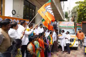 BJP | బీజేపీ ఎల్ఈడీ ప్రచార రథాలు ప్రారంభం