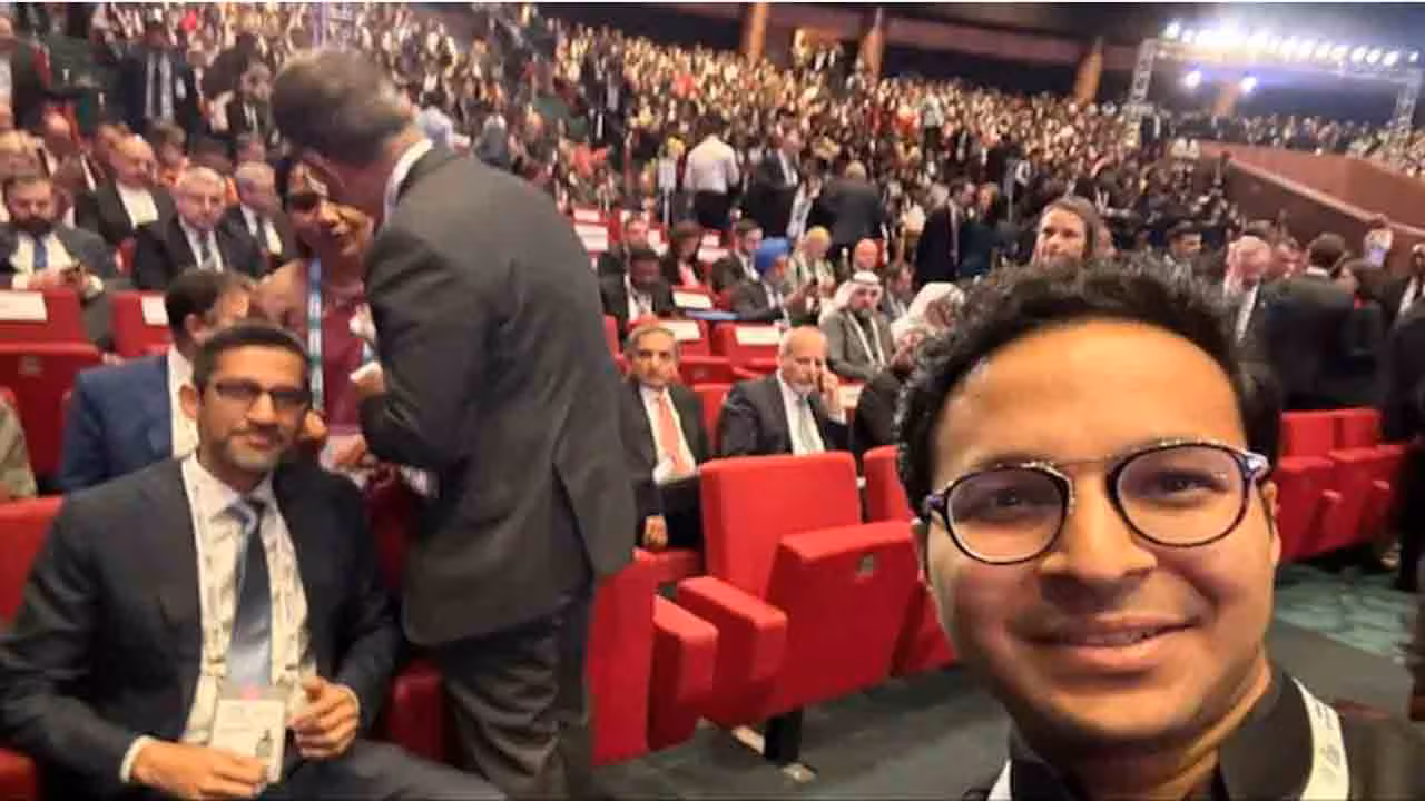 Sundar Pichai | మీరే నాకు నెలనెలా డబ్బులిస్తున్నారు సర్.. గూగుల్ సీఈవోతో యూట్యూబర్ ఫ్యాన్బాయ్ మూమెంట్