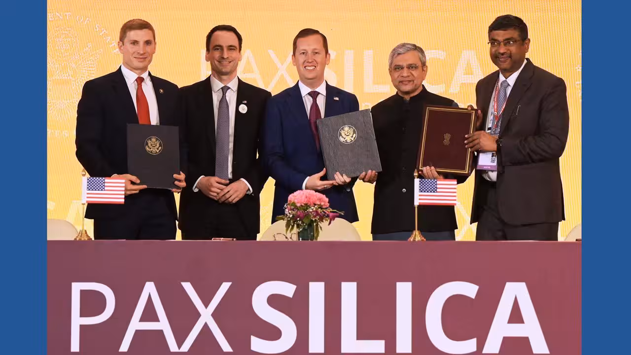 Pax-Silica | ‘పాక్స్ సిలికా’లో చేరిన భారత్.. వ్యూహత్మక ఒప్పందంపై సంతకాలు..