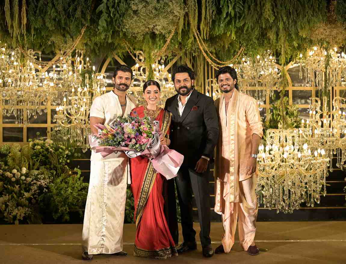 Virosh Wedding | గ్రాండ్గా విరోష్ రిసెప్షన్ – హాజరైన సినీ , రాజకీయ ప్రముఖులు - Image 15