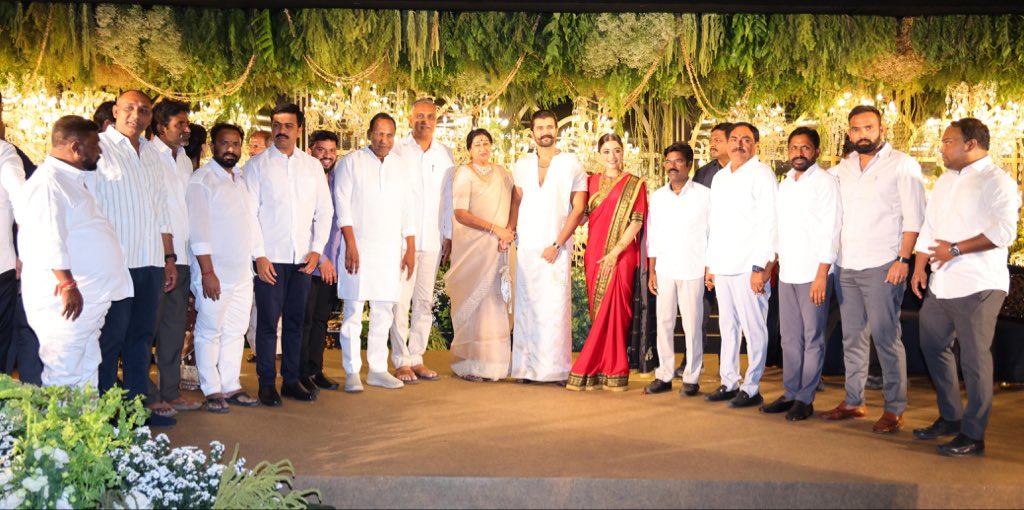 Virosh Wedding | గ్రాండ్గా విరోష్ రిసెప్షన్ – హాజరైన సినీ , రాజకీయ ప్రముఖులు - Image 3