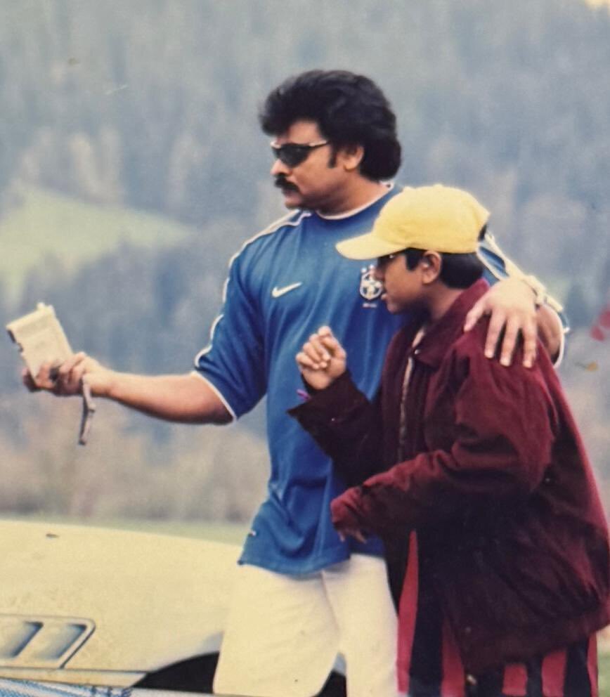 Ram Charan | రామ్చరణ్ రేర్ ఫొటోలను షేర్ చేసిన చిరంజీవి - Image 3