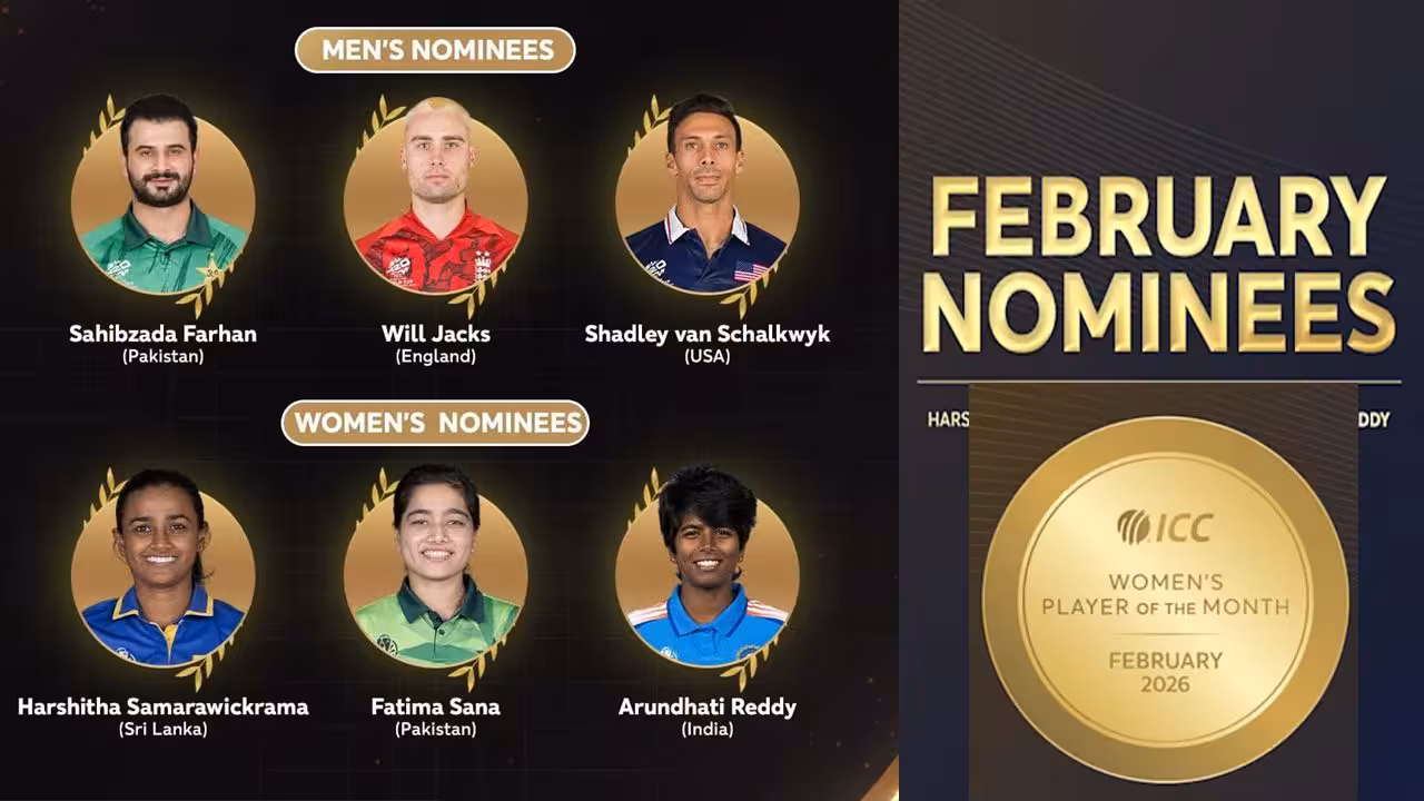 ICC Player of the Month Award | ఐసీసీ ప్లేయర్ ఆఫ్ ది మంత్ అవార్డు.. టీమిండియా నుంచి అరుంధతిరెడ్డి నామినేట్..!