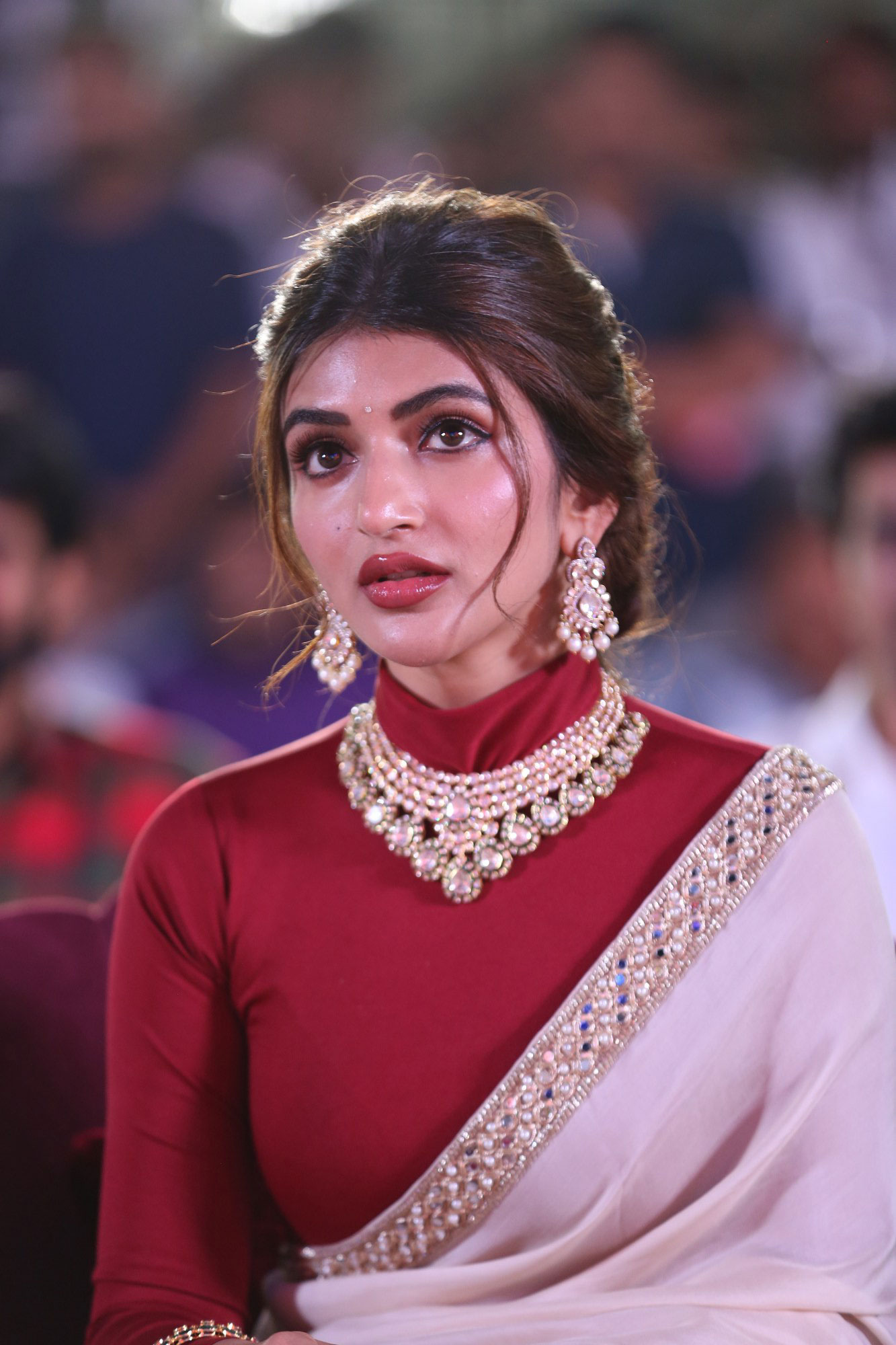 Sreeleela | దేవకన్యలా శ్రీలీల – ఉస్తాద్ భగత్సింగ్ ప్రీ రిలీజ్ ఈవెంట్కు స్పెషల్ అట్రాక్షన్ - Image 1