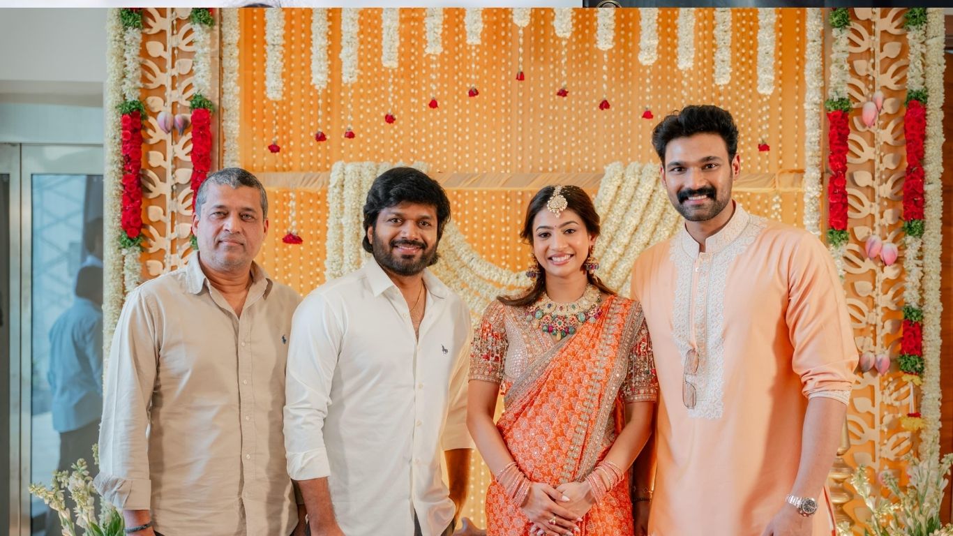 బెల్లంకొండ శ్రీనివాస్, కావ్య రెడ్డి రోకా వేడుకలో బోయపాటి శ్రీను, అనిల్ రావిపూడి, గోపీచంద్ మలినేనితో పాటు పలువురు టాలీవుడ్ ప్రముఖులు పాల్గొన్నారు.