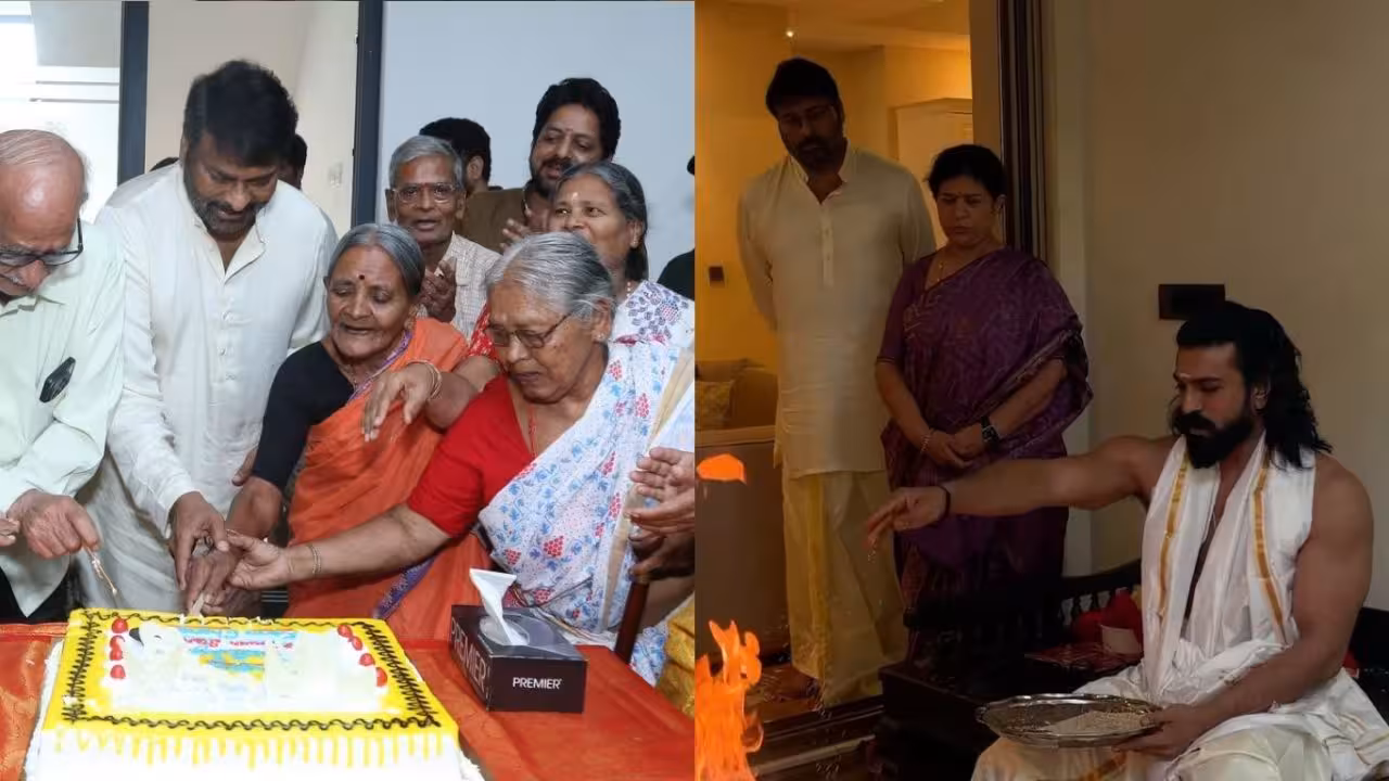Chiranjeevi | చరణ్ బర్త్డే స్పెషల్గా సెలబ్రేట్ చేసిన చిరంజీవి – తనయుడి కల నెరవేర్చిన మెగాస్టార్