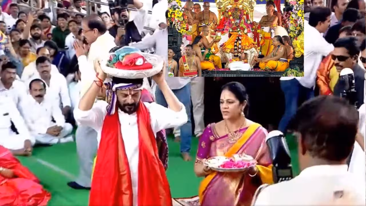 Sri Rama Navami | కనుల పండువగా భద్రాద్రి రాములోరి కల్యాణం.. పట్టు వస్త్రాలు సమర్పించిన సీఎం