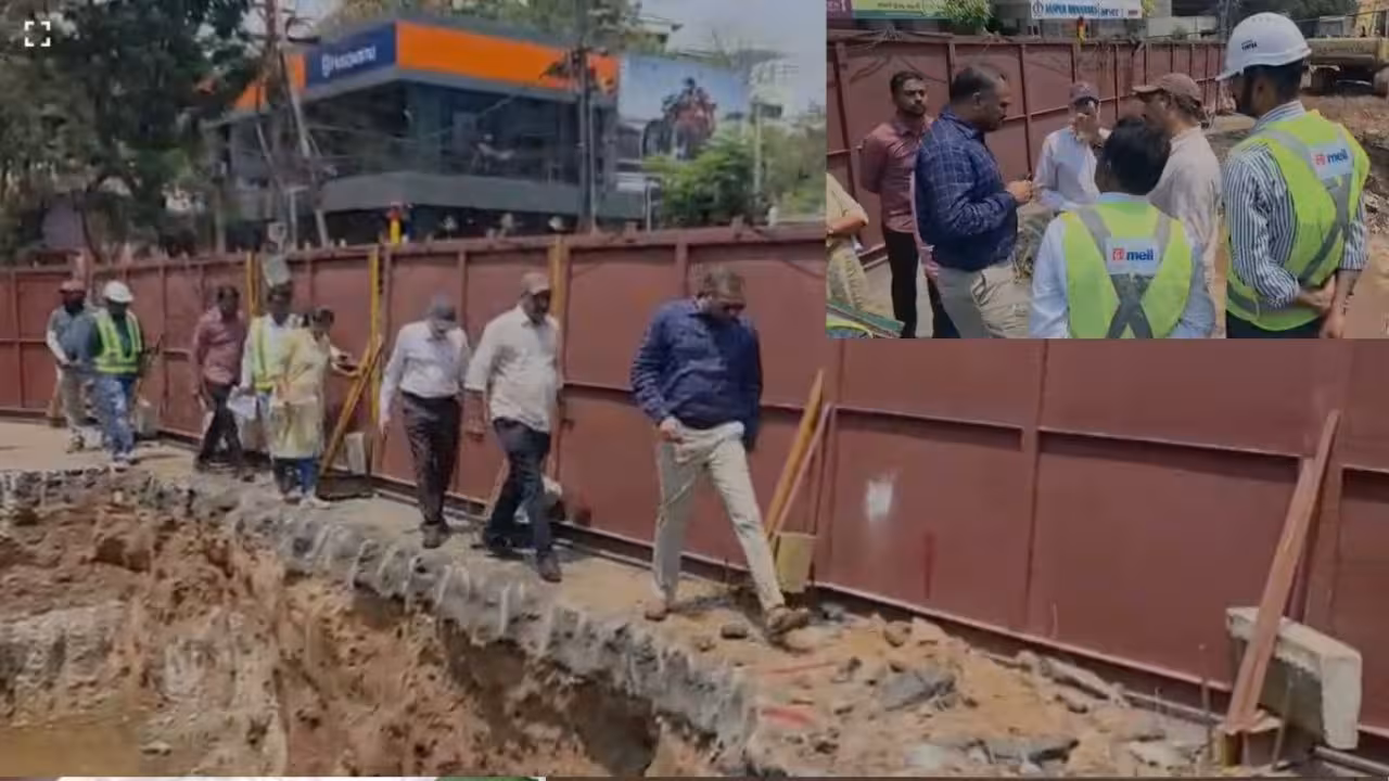 RV Karnan | కేబీఆర్ ఫ్లైఓవర్ పనుల్లో మరింత వేగం పెంచండి : కమిషనర్ ఆర్వీ కర్ణన్