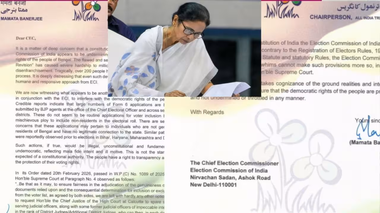 Mamatha Banerjee | బెంగాల్ ఓటర్ల హక్కులపై కుట్ర.. ఈసీఐకి మమత లేఖ