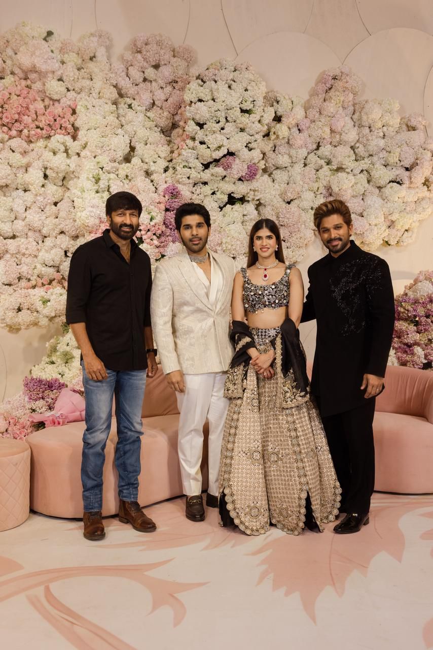 Allu Sirish | అల్లు శిరీష్, నయనిక ప్రీ వెడ్డింగ్ రిసెప్షన్ – టాలీవుడ్ స్టార్స్ సందడి - Image 11