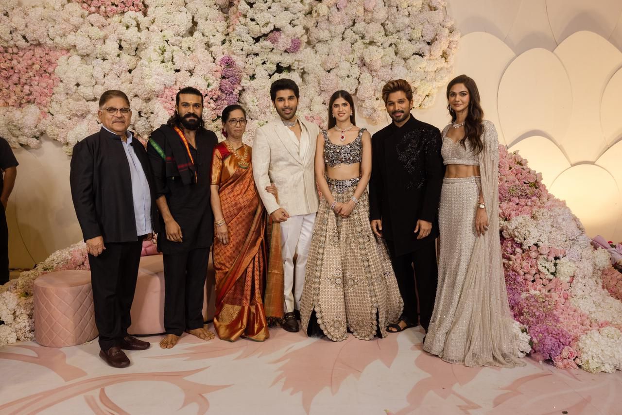 Allu Sirish | అల్లు శిరీష్, నయనిక ప్రీ వెడ్డింగ్ రిసెప్షన్ – టాలీవుడ్ స్టార్స్ సందడి - Image 1
