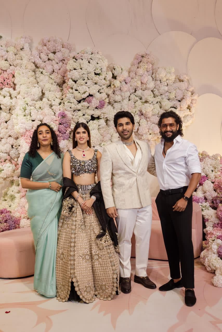 Allu Sirish | అల్లు శిరీష్, నయనిక ప్రీ వెడ్డింగ్ రిసెప్షన్ – టాలీవుడ్ స్టార్స్ సందడి - Image 3