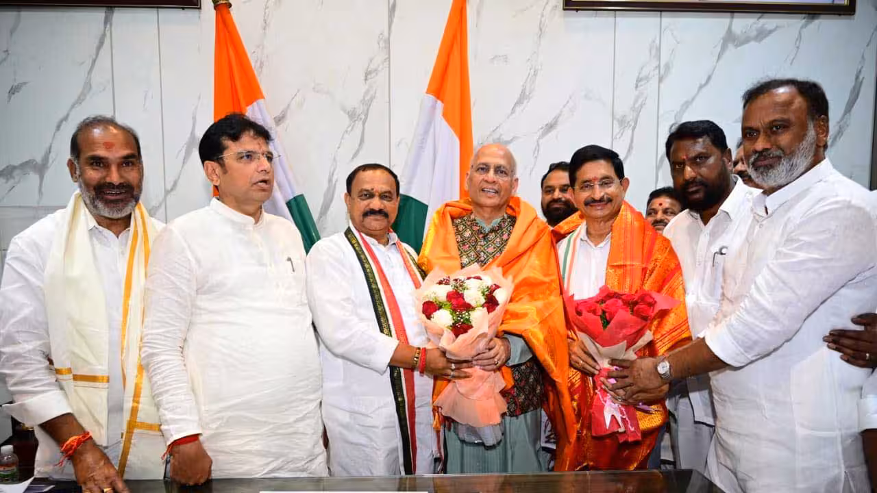 Rajya Sabha | రాజ్యసభకు నామినేషన్ దాఖలు చేసిన వేం నరేందర్ రెడ్డి, అభిషేక్ మను సింఘ్వీ