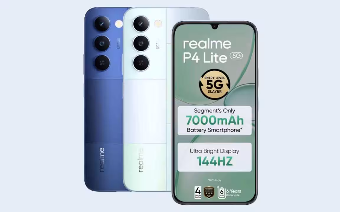 realme P4 Lite 5G | భారీ బ్యాటరీతో తక్కువ ధరకే లాంచ్ అయిన రియల్మి పి4 లైట్ 5జి స్మార్ట్ఫోన్
