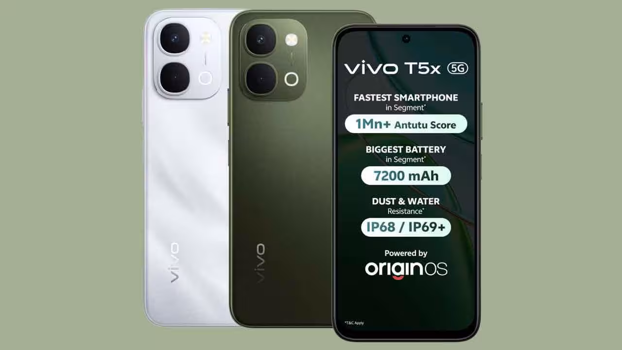 vivo T5x 5G | 7200ఎంఏహెచ్ బ్యాటరీతో లాంచ్ అయిన వివో టీ5ఎక్స్ 5జి ఫోన్.. ధర ఎంతంటే..?