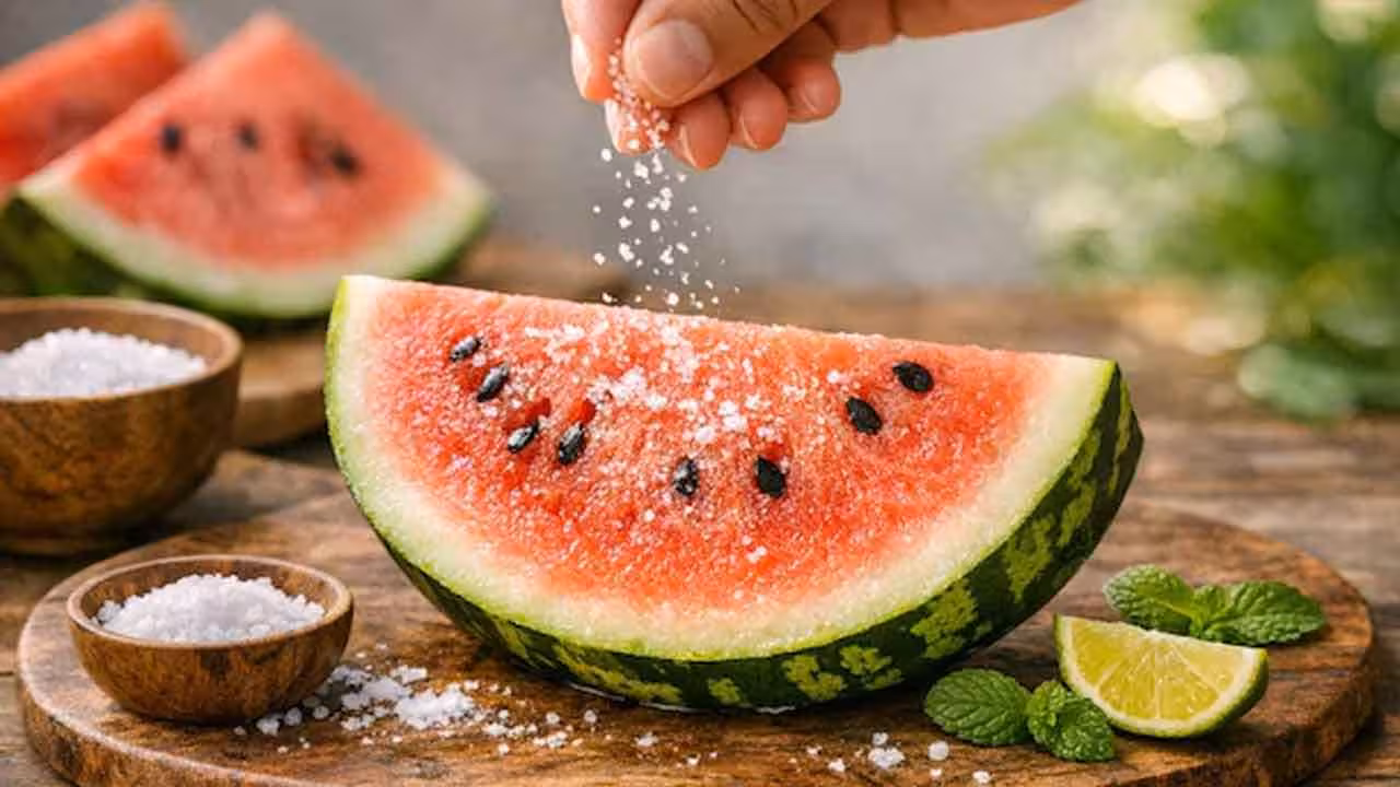 Watermelon | పుచ్చకాయలను నేరుగా తినకుండా వాటిపై కాస్త ఉప్పు చల్లి తినాలి.. ఎందుకంటే..?