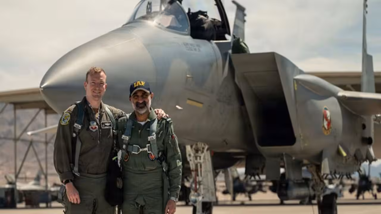 Air Force Chief US Visit | యూఎస్ పర్యటనలో ఎయిర్ఫోర్స్ చీఫ్ మార్షల్.. ఎఫ్-15ఈఎక్స్ ఫైటర్ జెట్లో ప్రయాణం..!