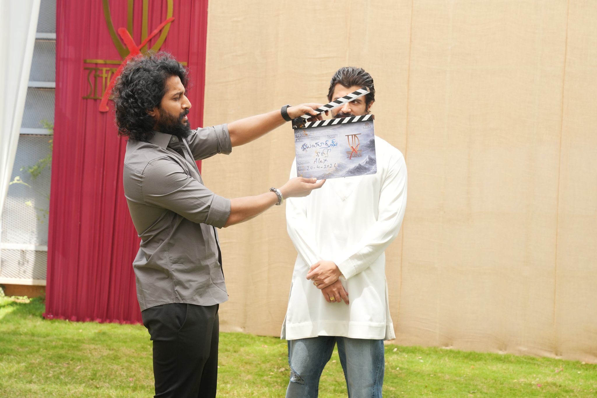 విజయ్ దేవరకొండపై చిత్రీకరించిన తొలి సన్నివేశానికి నాని క్లాప్నిచ్చారు.