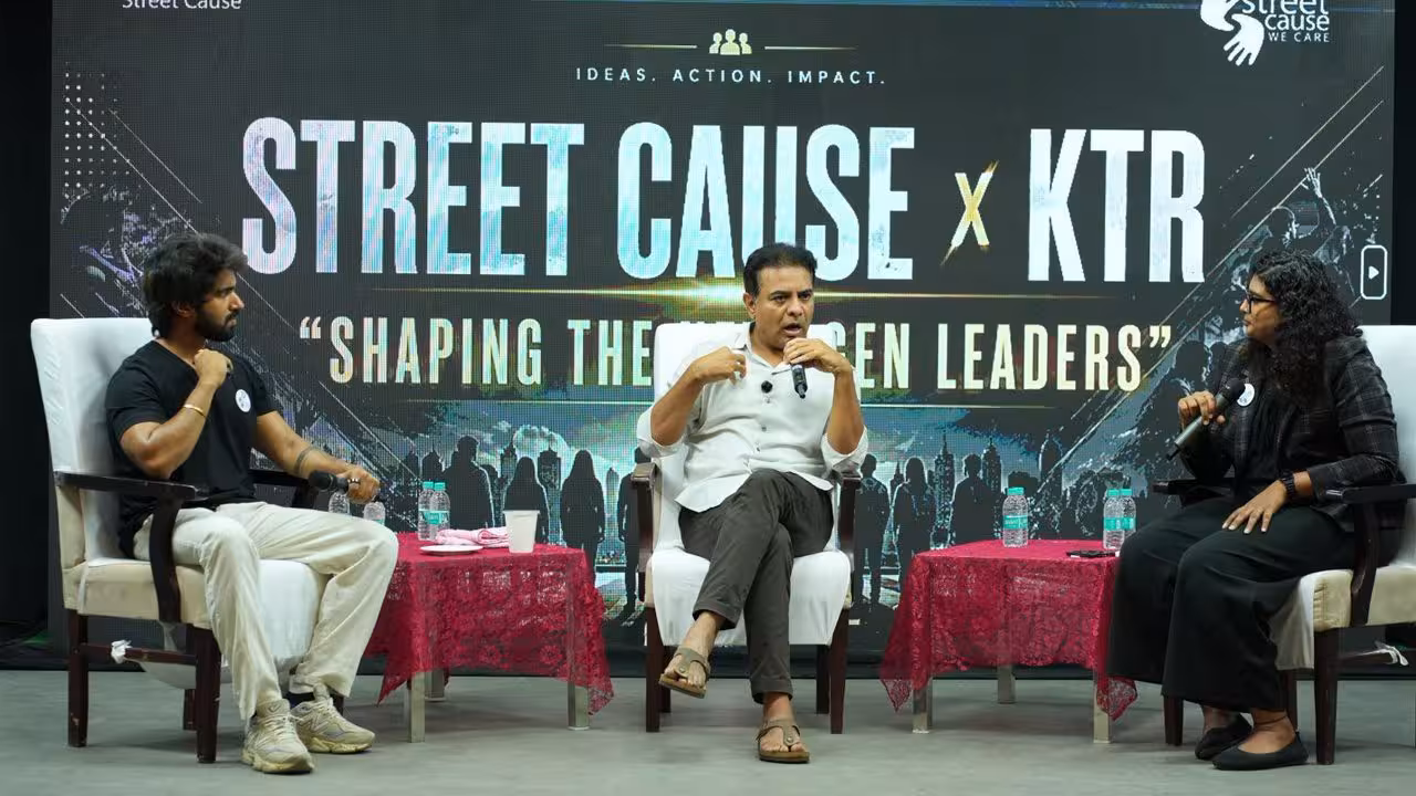 KTR | యువత ‘చేంజ్ మేకర్స్’గా ఎదగాలి.. స్ట్రీట్ కాజ్లో కేటీఆర్