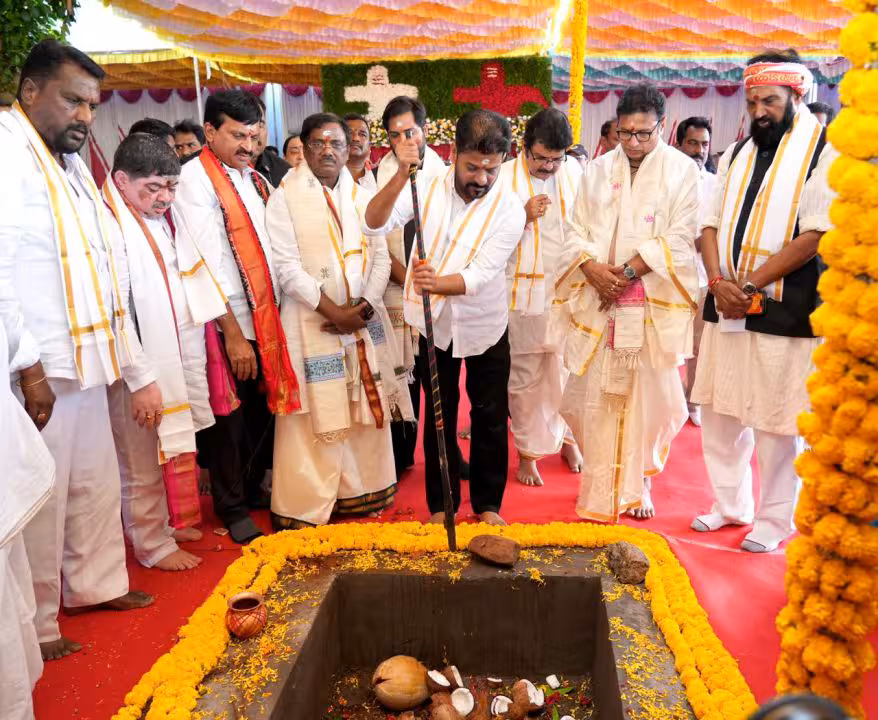 CM Revanth Reddy | కాళేశ్వర పునరాభివృద్ధి పనులకు సీఎం భూమి పూజ