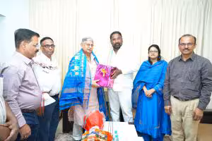 Vaakiti Srihari meets Rajeev Ranjan Singh | తెలంగాణ మత్స్య అభివృద్ధికి సహకరించండి: కేంద్రమంత్రితో వాకిటి విజ్ఞప్తి
