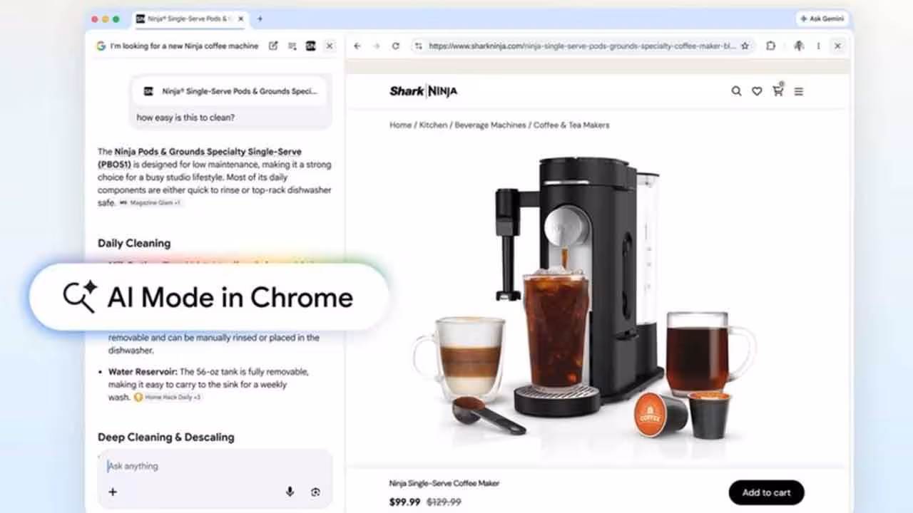 Chrome Browser | క్రోమ్ బ్రౌజర్లో ఇన్బిల్ట్ గా ఏఐ.. ప్రత్యేకంగా సైట్ ఓపెన్ చేయాల్సిన పనిలేదు..