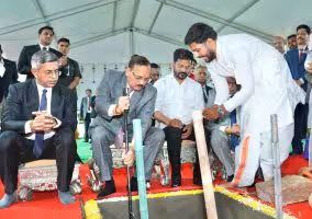 CJI | అత్యాధునిక సౌకర్యాలతో హైకోర్టు జోన్-2 భవన నిర్మాణాలు.. శంకుస్థాపన చేసిన సీజేఐ
