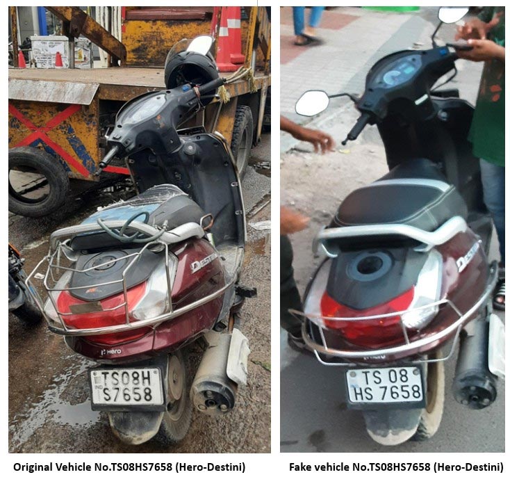 Fake Number Plate Scam Busted in Hyderabad Man Arrested for Evading Traffic Challans