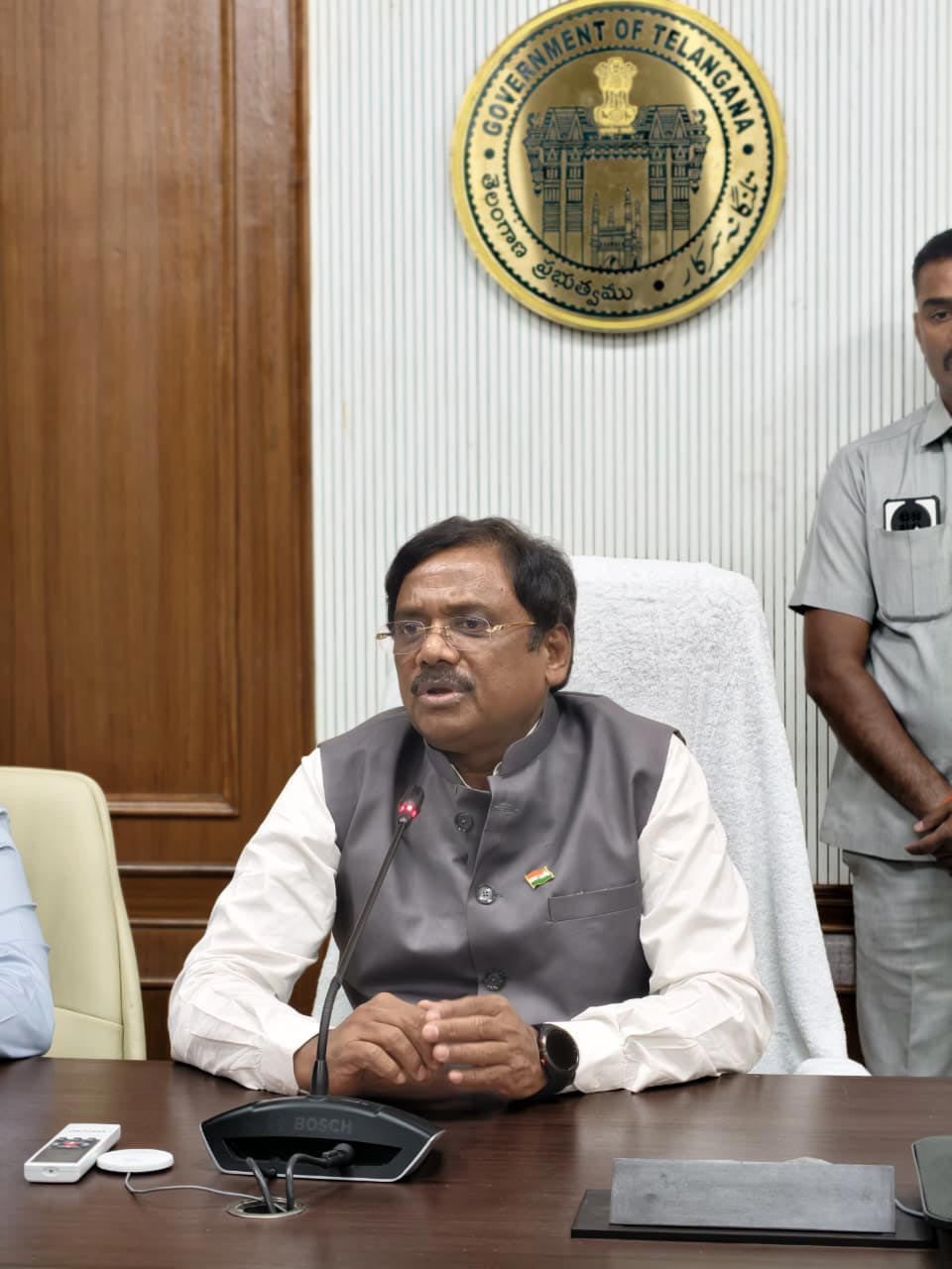 Telangana Govt Stands with Gig Workers Minister Vivek Hands Over Rs 5 Lakh Ex-Gratia to Deceased Workers Families