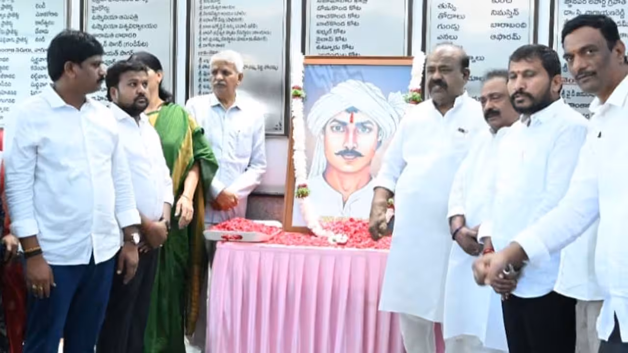 Madhusudan Chari | తెలంగాణ తల్లి కన్న ఆణిముత్యాల్లో ఒకరు దొడ్డి కొమరయ్య: మధుసూదనా చారి
