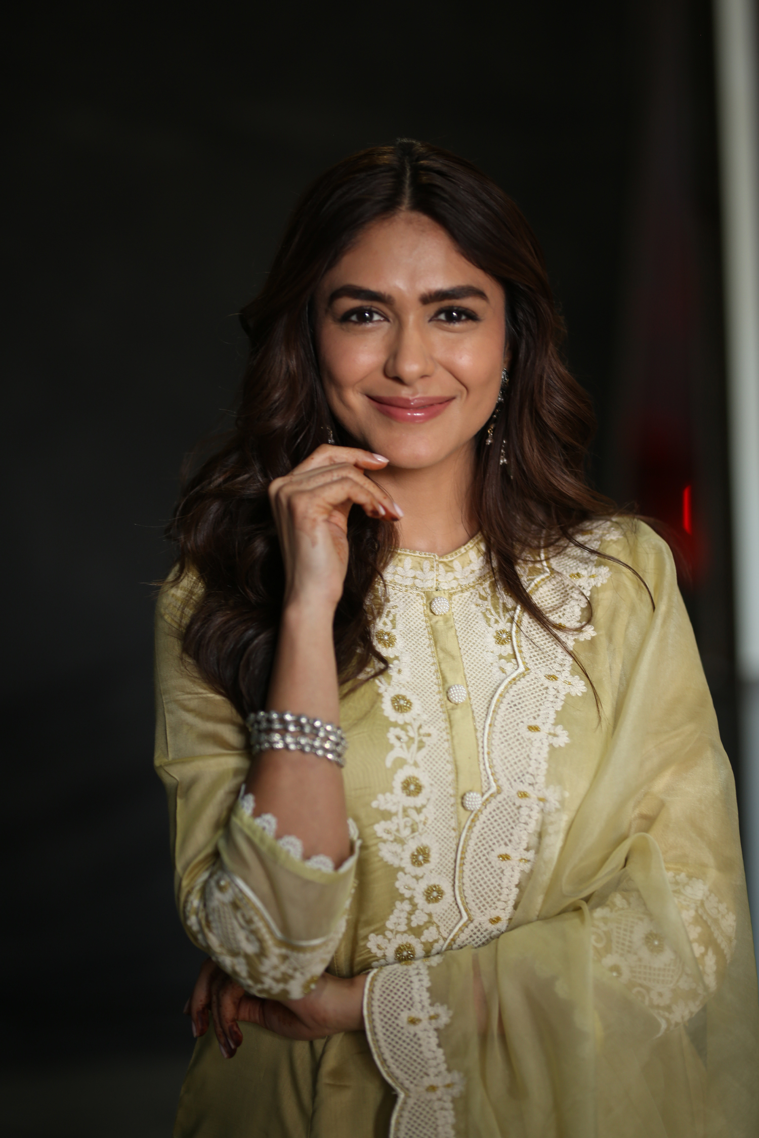 'Dacoit' Movie Interview Mrunal Thakur Opens Up on Risky Action Stunts and Working with Adivi Sesh