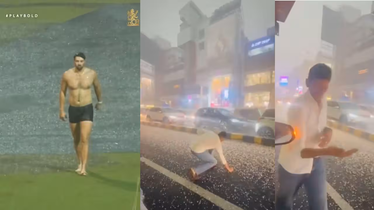 Bengaluru Rain | బెంగళూరులో భారీ వర్షం.. వాన నీటిలో ఆడిన ఆర్సీబీ ప్లేయర్.. వీడియో