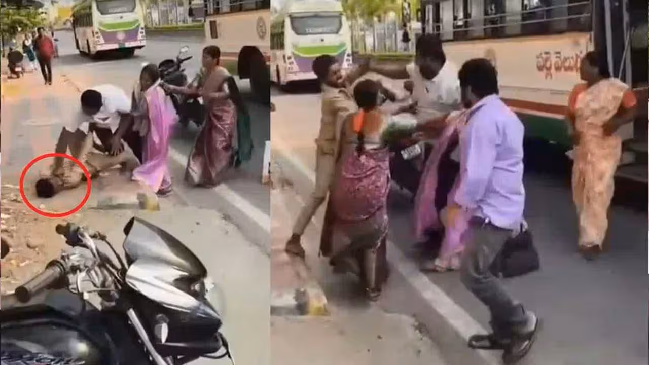 RTC Driver | చెప్పుతో కొట్టి.. గొంతు పట్టి.. ఆర్టీసీ డ్రైవర్పై దాడి..