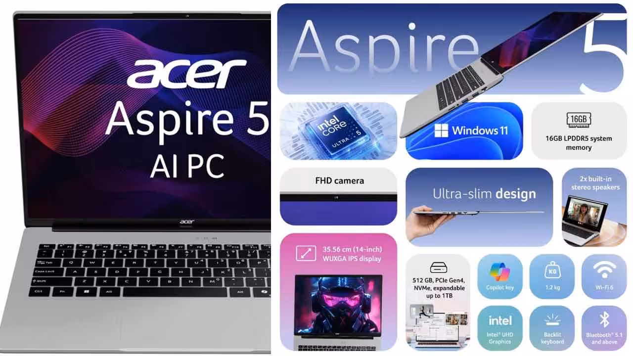 Acer Aspire 5 | భారత్లో లాంచ్ అయిన ఏసర్ కొత్త ఏఐ ల్యాప్టాప్.. ఫీచర్లు, ధర చూస్తే షాకే!