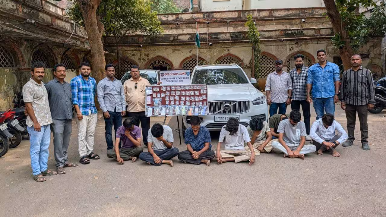 Drugs Racket Bust | మెహదీపట్నంలో భారీగా ఎండీఎంఏ డ్రగ్స్ పట్టివేత.. ఎనిమిది మంది అరెస్ట్..