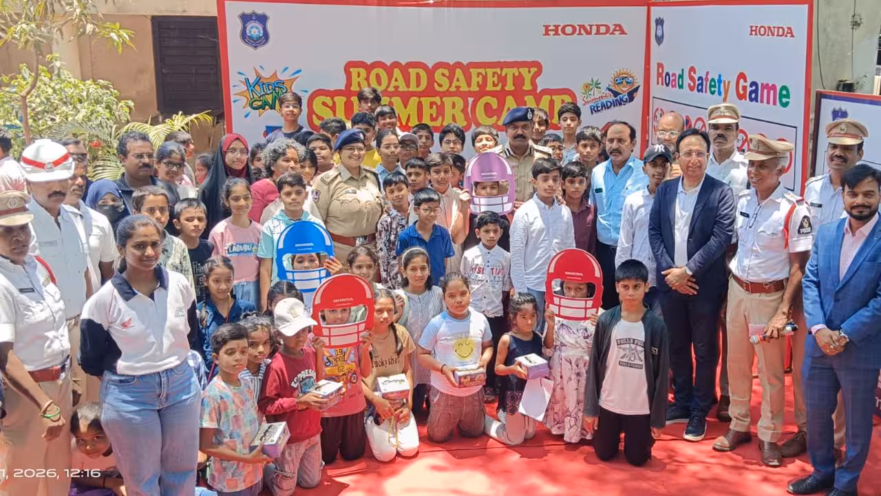 Road Safety Summer Camp | రోడ్డు భద్రత వేసవి శిబిరాన్ని ప్రారంభించిన జాయింట్ సీపీ