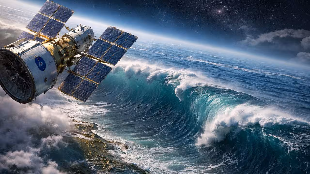 NASA | సూపర్ సునామీని పట్టేసిన నాసా.. తొలిసారిగా అంతరిక్షం నుంచి ఫొటో..!