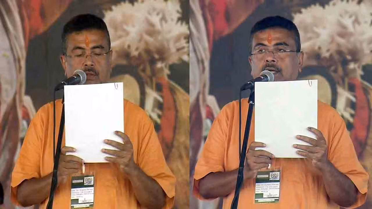 Suvendu Adhikari | బెంగాల్లో తొలిసారి కొలువుదీరిన బీజేపీ ప్రభుత్వం.. తొలి సీఎంగా సువేందు రికార్డు