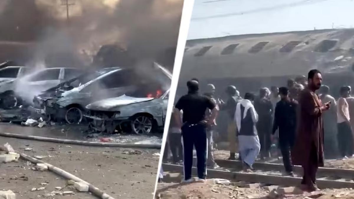 Pakistan Train Blast 24 Killed in Suicide Attack on Military Train