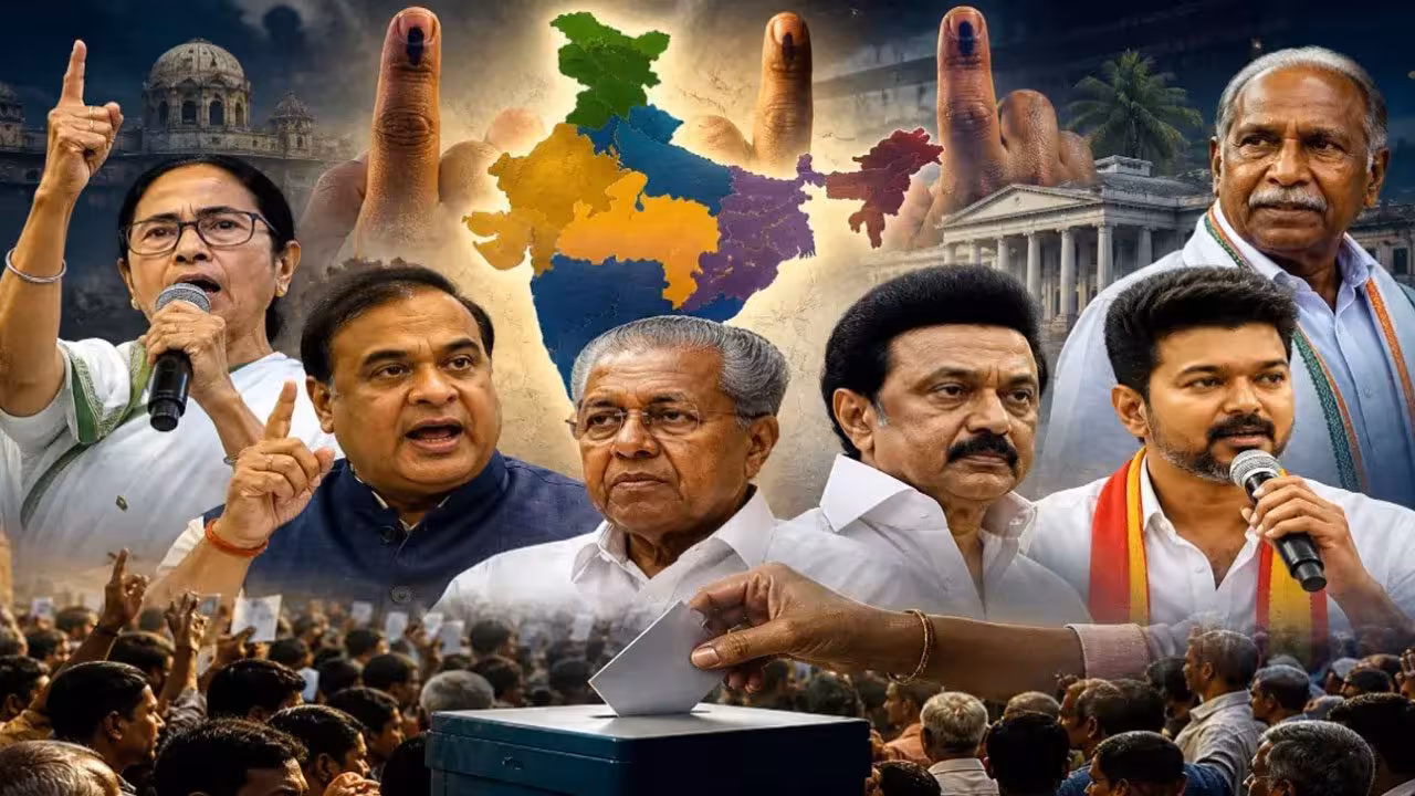 Assembly Election Results | కేరళలో కాంగ్రెస్.. బెంగాల్లో బీజేపీ.. తమిళనాడులో టీవీకే సంబురాలు..
