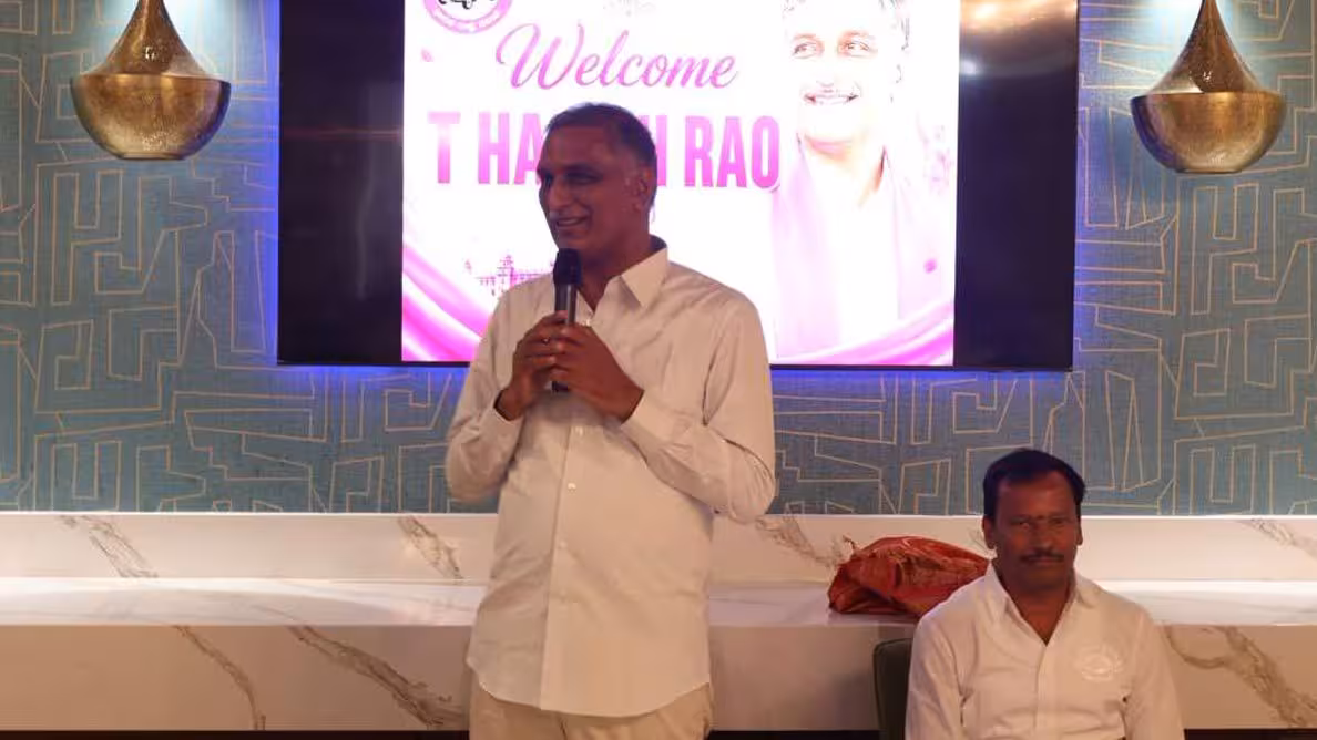 Harish Rao New Jersey | ‘ప్లాట్ కొనాలంటే ఎన్నారైలు భయపడుతున్నారు’ : న్యూజెర్సీలో హరీశ్ రావు వ్యాఖ్యలు