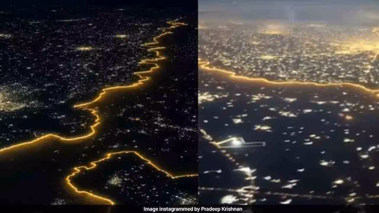India-Pakistan Border | విద్యుత్దీపాలతో వెలుగులీనుతున్న ఇండోపాక్ బోర్డర్.. ఆకట్టుకుంటున్న వీడియో