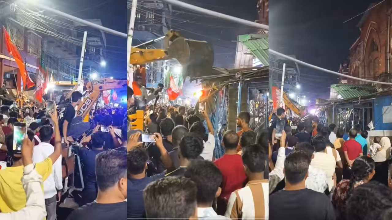 Kolkata | కోల్కతాలో అర్ధరాత్రి హైడ్రామా.. టీఎంసీ ఆఫీసుపైకి బుల్డోజర్